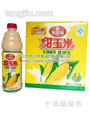 1.25L顶呱呱玉米汁产品