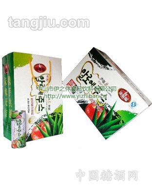 245ml顶呱呱芦荟苹果汁产品