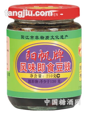 210克玻璃风味即食豆豉