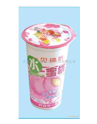 一见钟情水蜜桃果汁饮