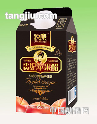 悦康贵妃苹果醋488ml