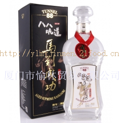 八八坑道陈年二锅头60度600ml  纸