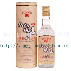 八八坑道淡丽42度高粱酒600ml 黄桶