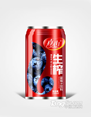 生榨蓝莓汁(256ml)