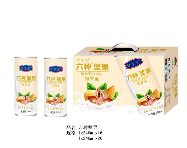 六种坚果核桃露