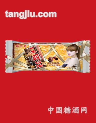 三明治巧克力味饼干透明装
