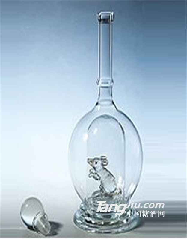 供应创意内置造型玻璃白酒瓶红酒瓶
