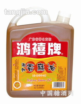 鸿禧牌调和香麻油900ml