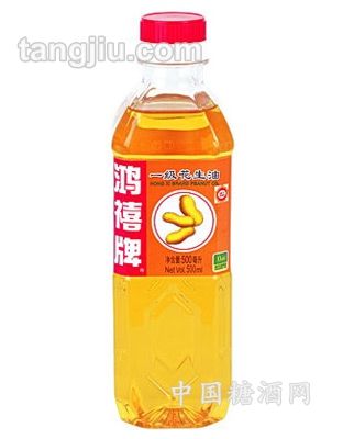 鸿禧牌一级花生油500ml