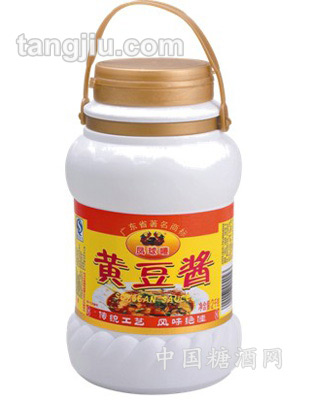 凤球唛黄豆酱2kg白罐