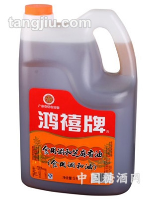 鸿禧牌调和香麻油5L