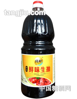 优和鲜味生抽酱油1.85L