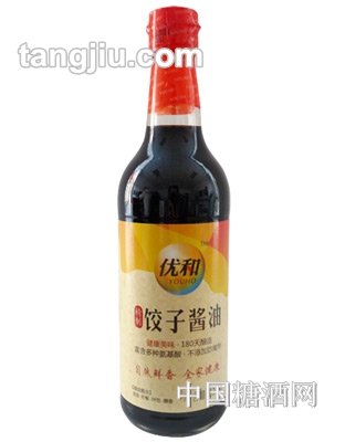 优和精制饺子酱油500ml
