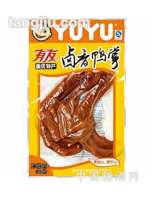卤香鸭掌卤香味