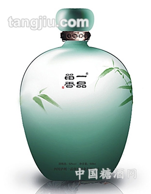 一品留香酒青釉渐变坛