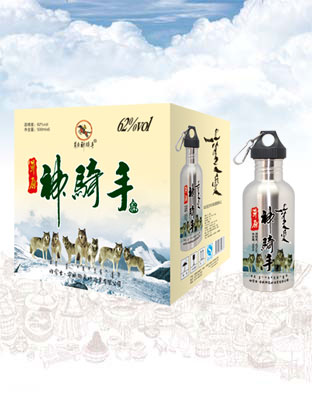 112草原神骑手酒62度500ml&#215;6