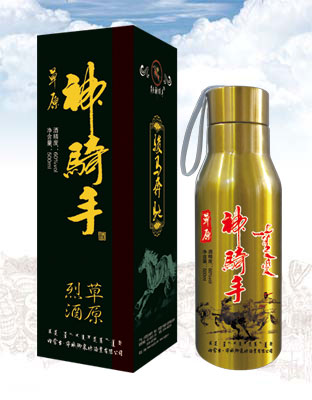116草原神骑手酒-60度500ml&#215;6