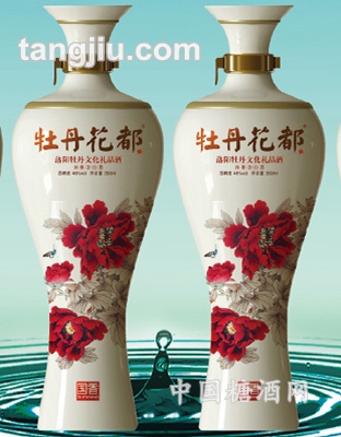洛阳牡丹文化礼品酒-洛阳红350ml