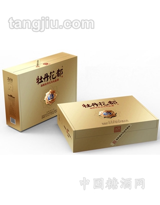 洛阳牡丹文化礼品酒&#183;四大名品（丝绒版）礼盒