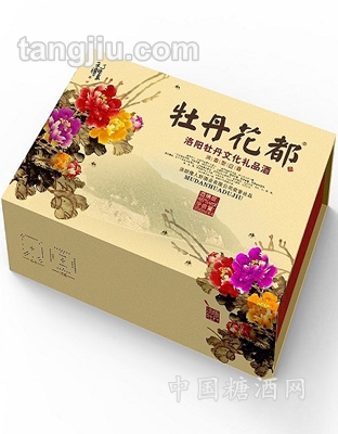 洛阳牡丹文化礼品酒-国香礼盒366ml