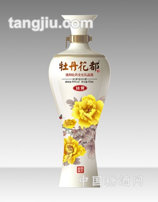 洛阳牡丹文化礼品酒&#183;四大名品丝绒版350ml