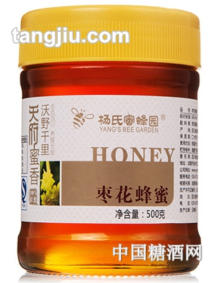 杨氏蜜蜂园枣花蜂蜜500g