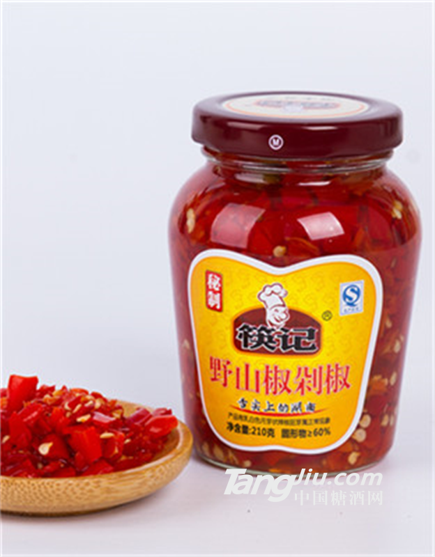 供应手工朝天椒210克瓶装