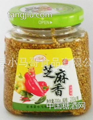 芝麻香辣椒酱200g-小马哥食品