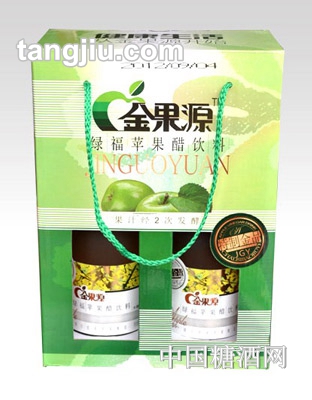 金果源特制苹果醋双支礼盒750ML