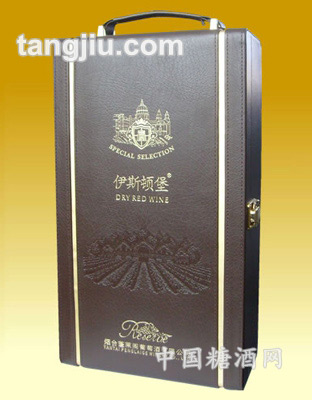 伊斯顿堡双支红酒皮盒