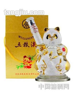 精品熊猫五粮液礼盒