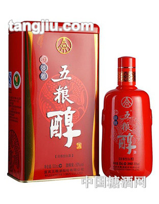 五粮醇酒红淡雅