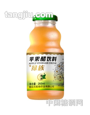 绿族苹果醋饮料苹果树260ml