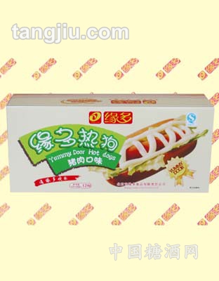 缘多热狗猪肉口味120克