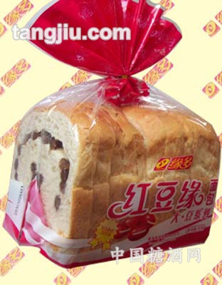 红豆缘面包