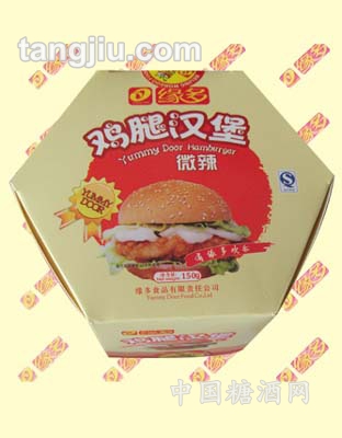 鸡腿汉堡微辣150克