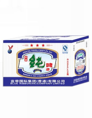 330ml正宗纯啤酒外箱