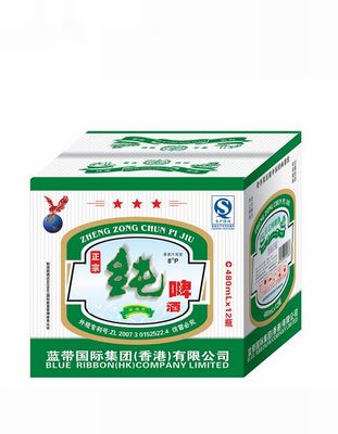 480ml正宗纯啤酒外箱