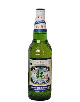 8度正宗纯啤酒