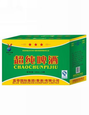 330ml超纯啤酒外箱