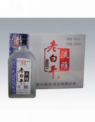 简装淡雅老白干