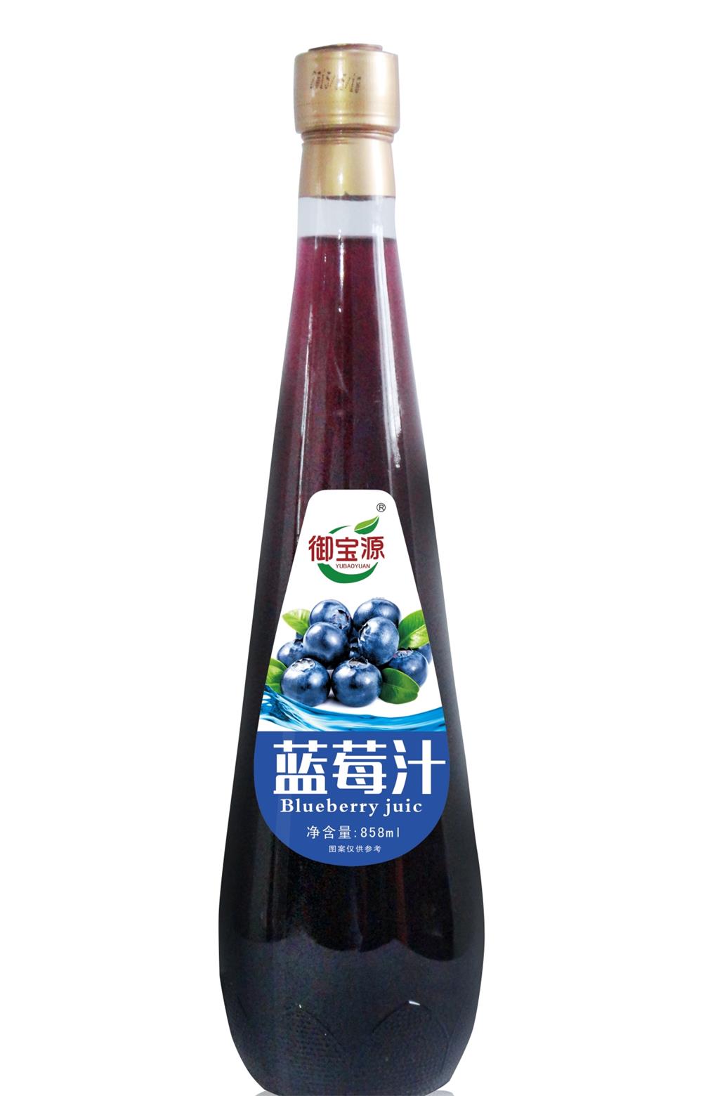 御宝源蓝莓汁858ml