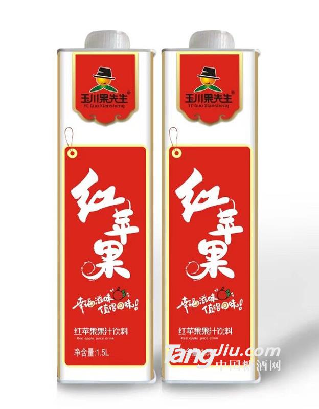 1.5L×6果先生保鲜屋红苹果果汁饮料