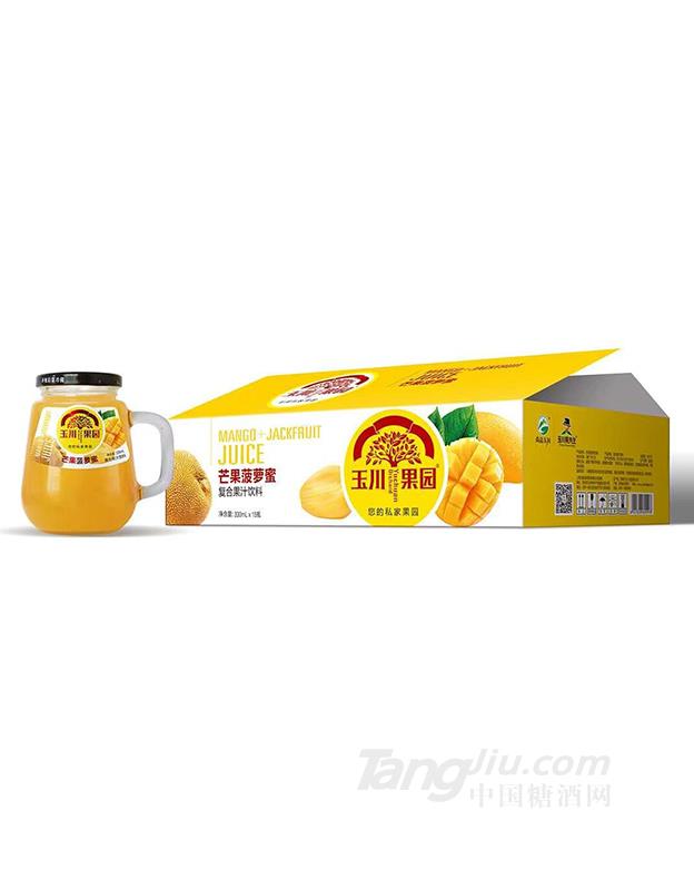 330ml×12-玉川果园芒果菠萝蜜复合果汁饮料