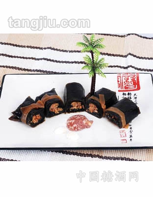 海带鱼肉卷