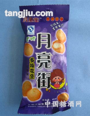 40g月亮街多味花生五香味