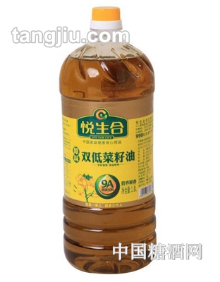 悦生合双低菜籽油营养原香型1.8L