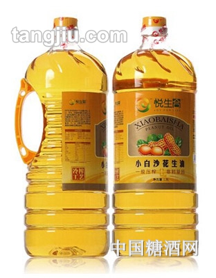 悦生合小白沙花生油1.8L