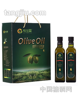 悦生合初榨橄榄油500mlx2瓶