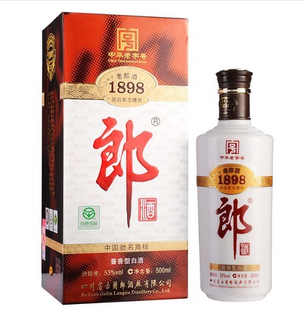 供应 53&#176;老郎酒1898 500ml时光鉴证，老郎酒1898